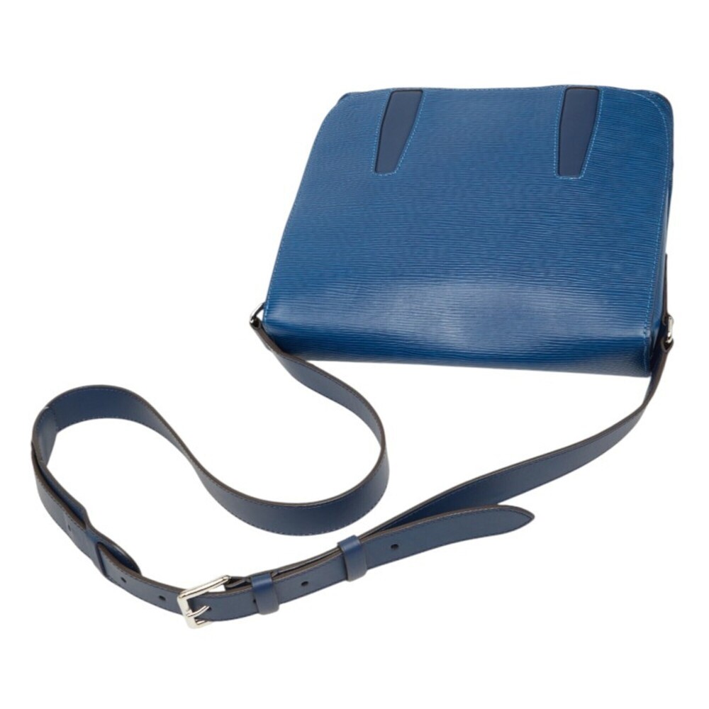 Louis Vuitton Epi Harrington Messenger PM Shoulder Bag M53407 Blue Azur Leath... - Picture 8 of 12